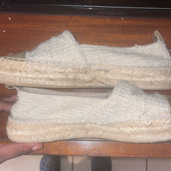 Parfois espadrilles cream and gold toe size 37 - Picture 8 of 10